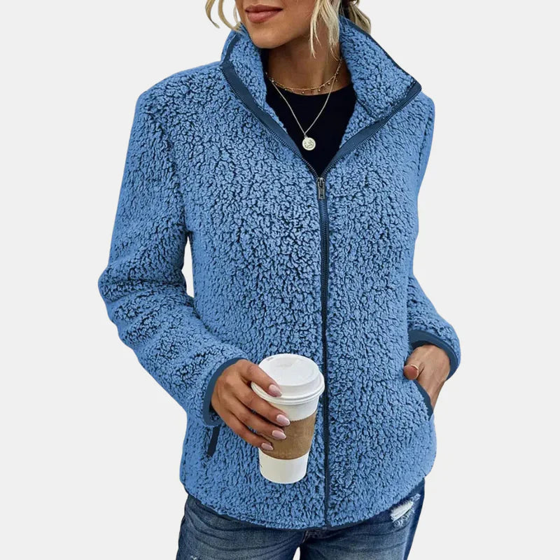 Evie | Elegant Plush Jacket