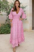 SIMA - WAIST-SCULPTING MAXI DRESS