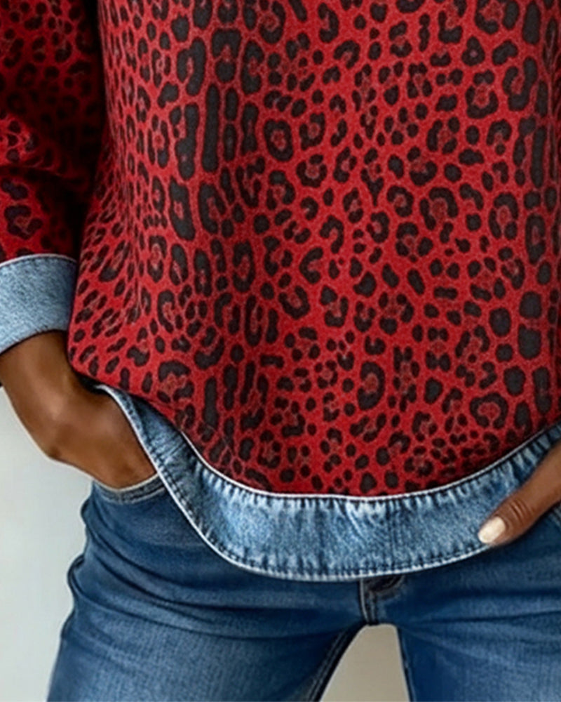 Zavryn | PatchLeo Statement Sweatshirt
