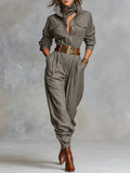 Megan | Linen-Cotton Jumpsuit