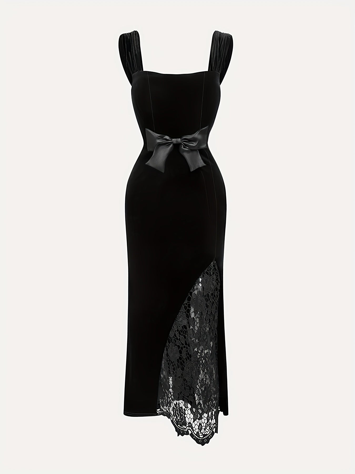 Isabella | Elegant Velvet Lace Gown