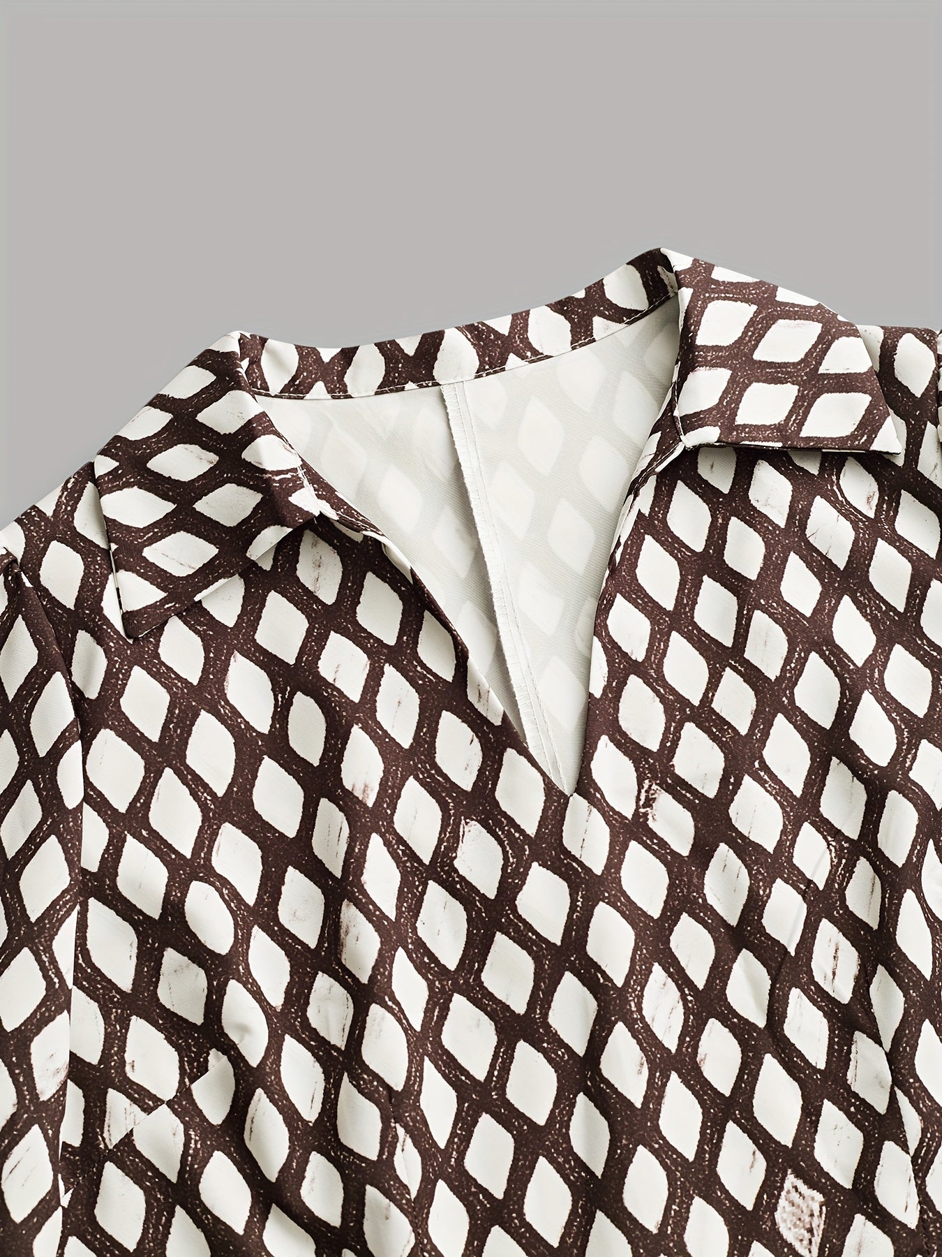 Izarah | Rhombus Print Dress