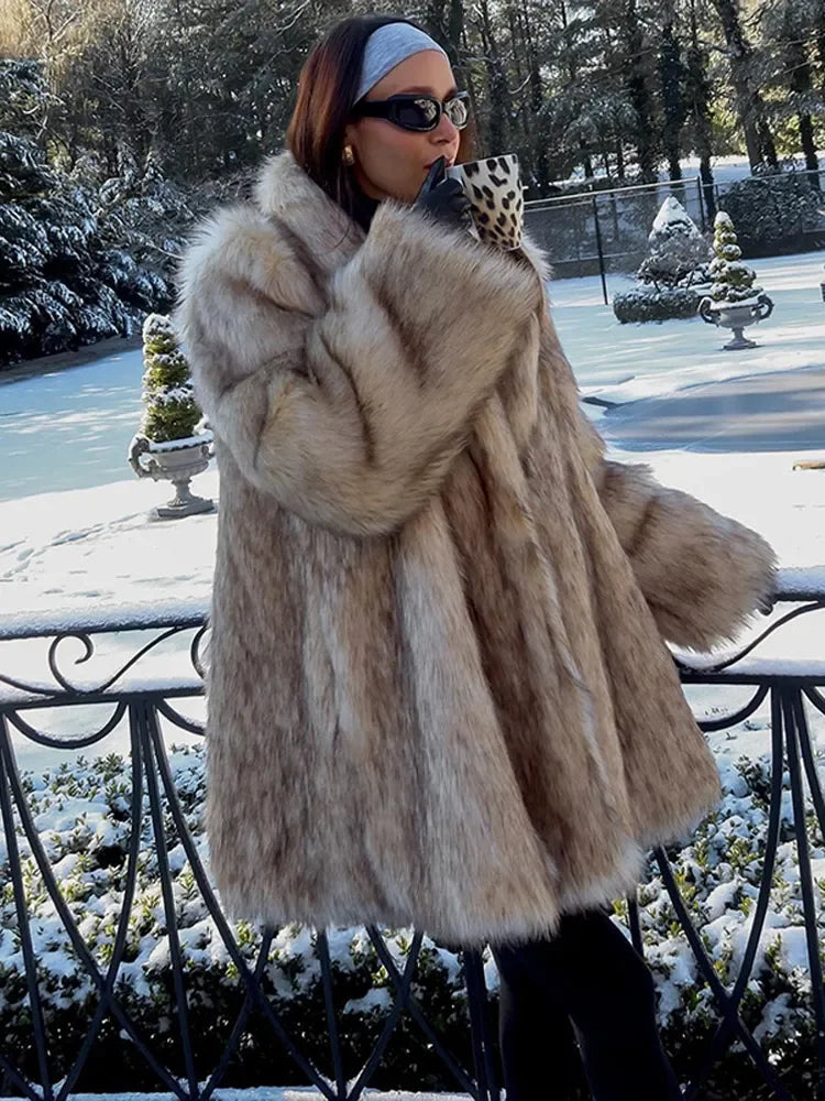 Amber | Luxe Faux Fur Coat