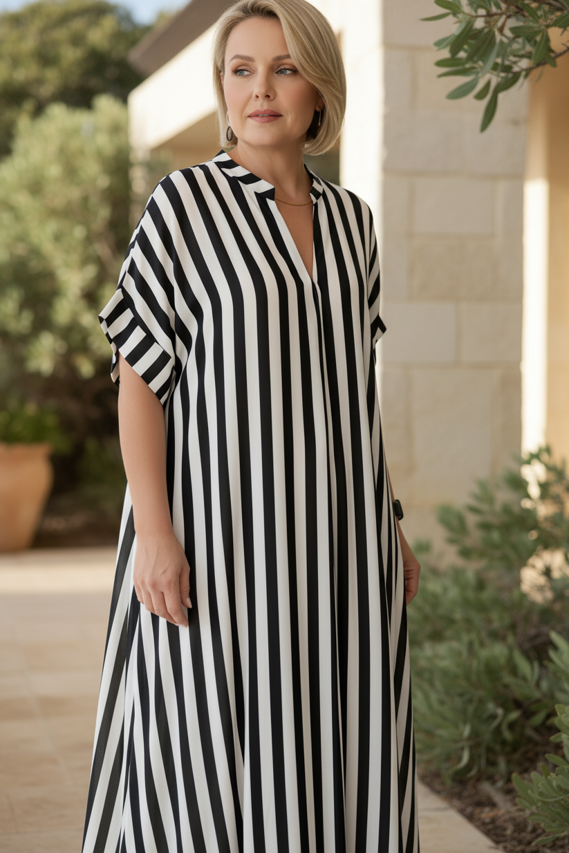 AMÉLIE – STRIPED MAXI DRESS