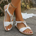 ELMA - BOW CHARM SANDALS