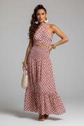 Mickay - Elegant ruched off-the-shoulder Midi  Dress