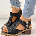 ODELIA - LEATHER SANDALS