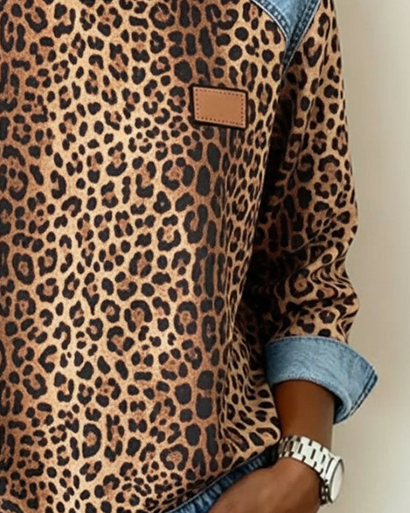 Zavryn | PatchLeo Statement Sweatshirt