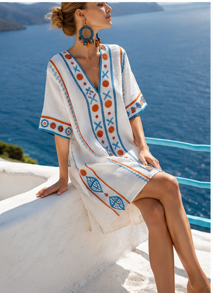 Elin - Elegant Beach Dress for Summer Parties and Beach Days