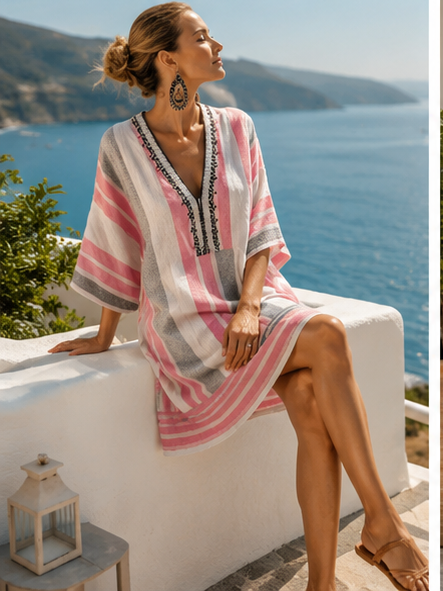 Mila - Elegant and Comfortable Beach Dress for Summer Days