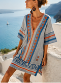 Elegant Gwen - Flowy Beach Dress for All Occasions