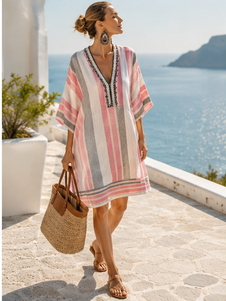 Mila - Elegant and Comfortable Beach Dress for Summer Days