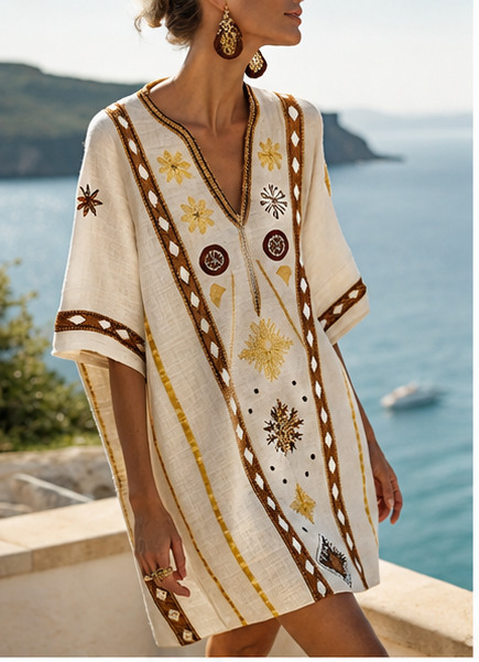 Vera - Elegant and Comfortable Beach Dress for Summer Days