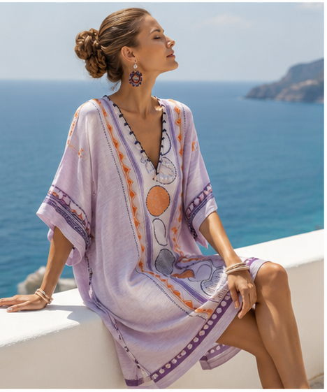 Esmee - Elegant & Comfortable Strand Dress for Effortless Beach Style