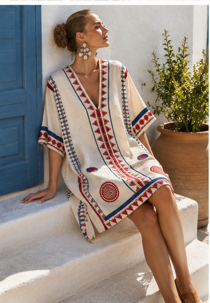 Marit - Elegant Beach Dress for a Summer Style