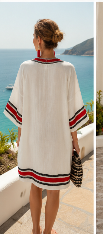 Nina - Elegant and Comfortable Beach Dress for Hot Summer Days