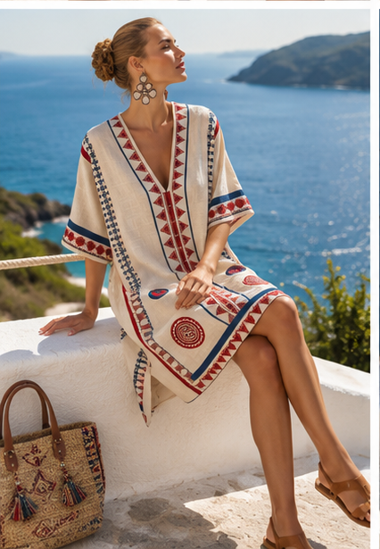 Marit - Elegant Beach Dress for a Summer Style