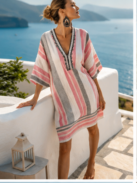 Mila - Elegant and Comfortable Beach Dress for Summer Days