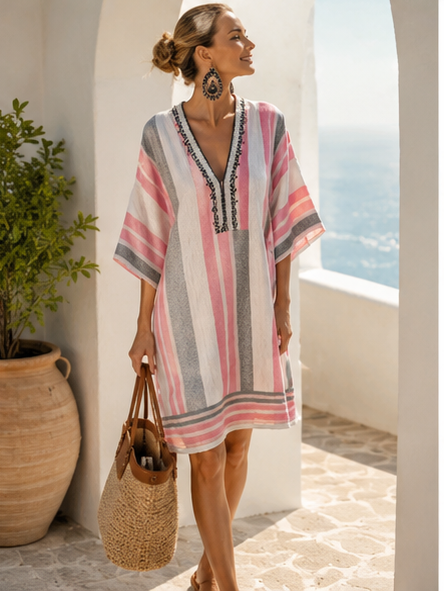 Mila - Elegant and Comfortable Beach Dress for Summer Days