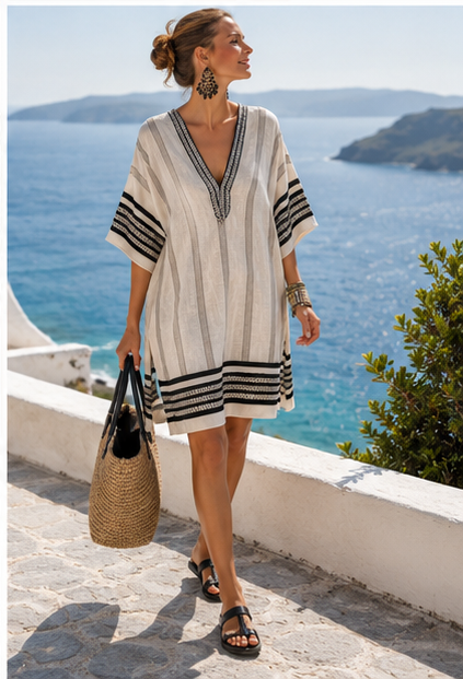 Britt - Elegant Beach Dress for Unforgettable Beach Days