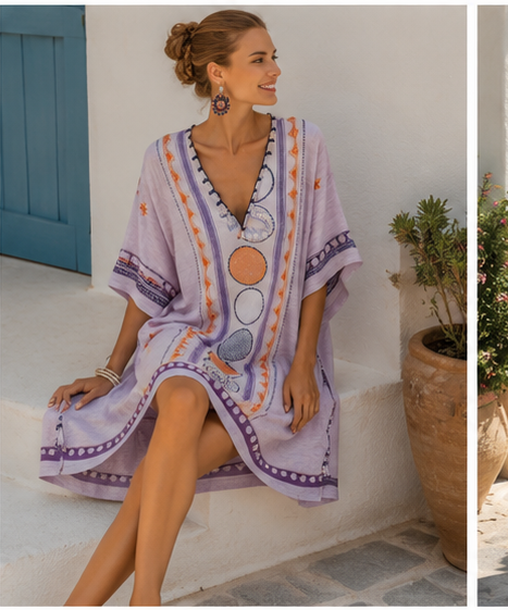 Esmee - Elegant & Comfortable Strand Dress for Effortless Beach Style