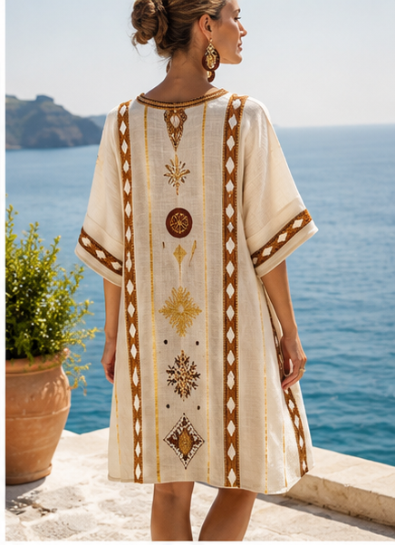 Vera - Elegant and Comfortable Beach Dress for Summer Days