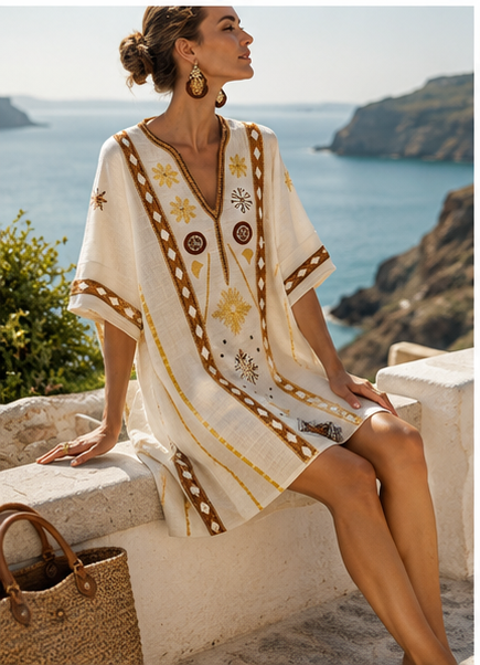 Vera - Elegant and Comfortable Beach Dress for Summer Days