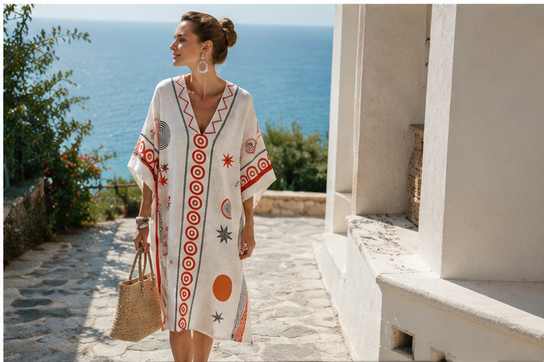 Silk Elegant Beach Dress for Unforgettable Summer Looks